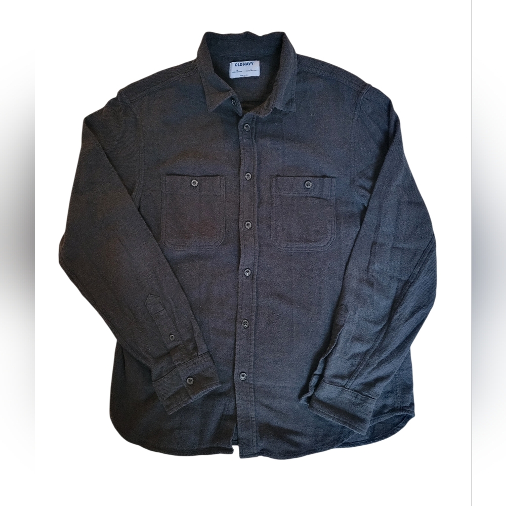 Old Navy Men's Cotton Flannel Button Down Shirt